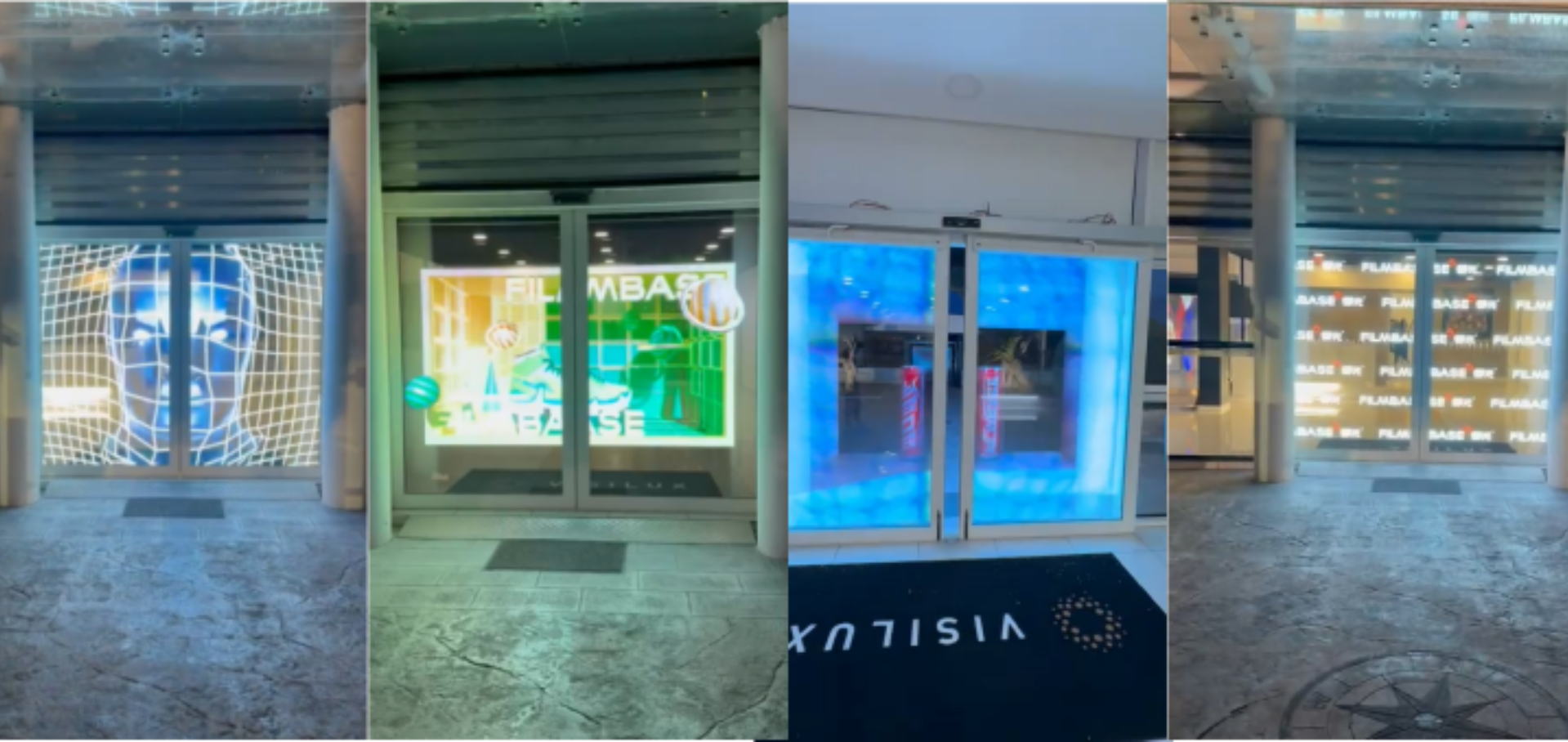Mobile Glass Doors for Italian Office